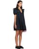 GANNI GANNI Black Linen Minidress - 2