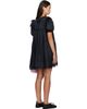 GANNI GANNI Black Linen Minidress - 3