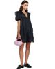 GANNI GANNI Black Linen Minidress - 4