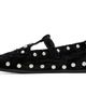 GANNI GANNI Black Mary Jenny Velvet Flats - 3