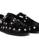 GANNI GANNI Black Mary Jenny Velvet Flats - 4