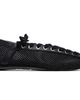 GANNI GANNI Black Mesh Sporty Ballerina Sneakers - 1