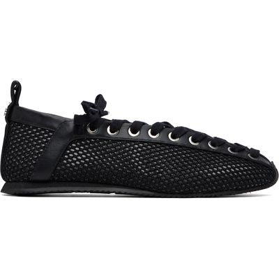 GANNI GANNI Black Mesh Sporty Ballerina Sneakers
