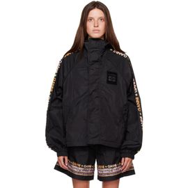 GANNI GANNI Black Placement Printed Flyweight Nylon Jacket