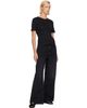 GANNI GANNI Black Pointelle Rib T-shirt - 4