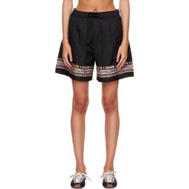 GANNI GANNI Black Printed Flyweight Nylon Boxer Shorts