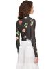 GANNI GANNI Black Printed Jersey Turtleneck - 3