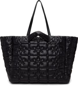 GANNI GANNI Black Quilted Re-Tech XXL Tote