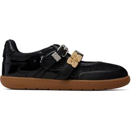 GANNI GANNI Black Sue Double Strap Sneakers