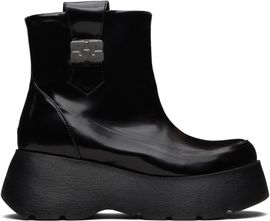 GANNI GANNI Black Sue Platform Boots