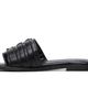 GANNI GANNI Black Sue Triple Flat Sandals - 3