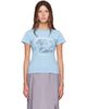 GANNI GANNI Blue Baby Fit Mermaid T-shirt - 1