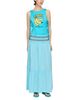 Ganni Ganni Blue Check Skirt - 2