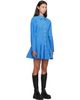 GANNI GANNI Blue Cotton Shirt Minidress - 2