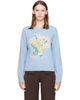 GANNI GANNI Blue Flowers Sweater - 1