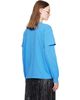GANNI GANNI Blue Future Heavy Jersey Double Sleeve T-shirt - 3