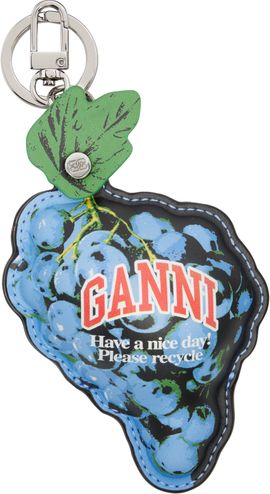 GANNI GANNI Blue Grape Coin Pouch