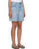 GANNI GANNI Blue Lightweight Denim Baggy Cargo Shorts - 2