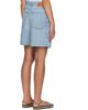 GANNI GANNI Blue Lightweight Denim Baggy Cargo Shorts - 3