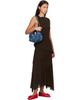 GANNI GANNI Blue Mini Denim Flowers Bag - 4