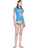 GANNI GANNI Blue Mushroom Teddy Baby Fit T-shirt - 4