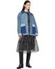 GANNI GANNI Blue Patchwork Denim Jacket - 4