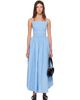 GANNI GANNI Blue Poplin Maxi Dress - 1