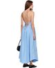 GANNI GANNI Blue Poplin Maxi Dress - 3