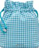 GANNI GANNI Blue Printed Nylon Pouch - 1