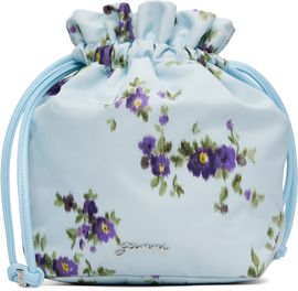 GANNI GANNI Blue Printed Pouch