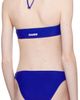 GANNI GANNI Blue Ruched Bikini Top - 3