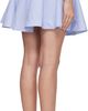 GANNI GANNI Blue Stripe Circle Miniskirt - 3