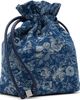 GANNI GANNI Blue Tapestry Denim Pouch - 3