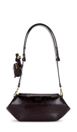 Ganni Ganni Bou East West Deep Shine Bag