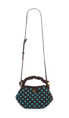 Ganni Ganni Bou Mini Braided Bag