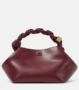 Ganni Ganni Bou Small leather top-handle bag