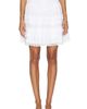 Ganni Ganni Broderie Anglaise Mini Tiered Frill Skirt - 1