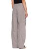 GANNI GANNI Brown & White Check Cotton Cargo Pants - 3
