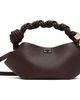 GANNI GANNI Brown Grained Mini Bou Bag - 1