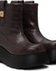 GANNI GANNI Brown Kat Low Boots - 4