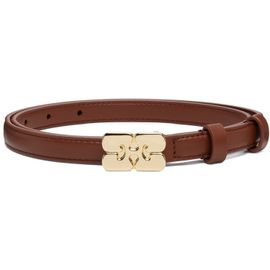 GANNI GANNI Brown Kat Small Belt