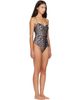 GANNI GANNI Brown Leopard Swimsuit - 2