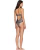 GANNI GANNI Brown Leopard Swimsuit - 3