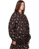 GANNI GANNI Brown Printed Check Bomber Jacket - 2