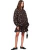 GANNI GANNI Brown Printed Check Bomber Jacket - 4