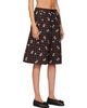 GANNI GANNI Brown Printed Check Shorts - 2