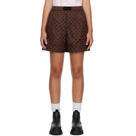 GANNI GANNI Brown Printed Flyweight Nylon Boxer Shorts