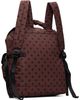 GANNI GANNI Brown Re-Tech Printed Nylon Backpack - 3