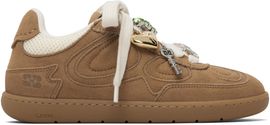 GANNI GANNI Brown Recycled Suede Sneakers