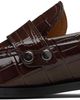GANNI GANNI Brown Studded Loafers - 3